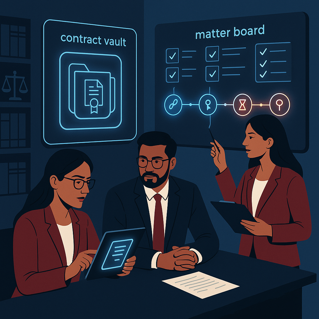 ECM for legal contract management audit trail legal hold